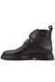 - Black Leather Velcro Eva Sole Men's Boots 102-3657-H1085 - 5