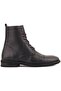 - Black Suede Lace-Up Men's Boots with Zipper 102-8008-01Eva - 5