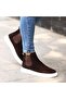 - Brown Suede Leather Eva Sole Unisex Chelsea Boots 102-041-He1065 - 2