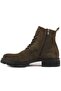 - Khaki Suede Zippered Men's Boots 102-208-10052 - 3