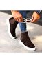 - Brown Suede Leather Eva Sole Unisex Chelsea Boots 102-041-He1065