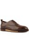 - Brown Leather Men's Casual Shoes 101-3595-11464E - 2