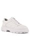 - White Leather High Sole Men's Casual Shoes 101-8094-H1308 - 7