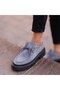 - Gray Suede Lace-Up Men's Casual Shoes 101-9009-H1308 - 3