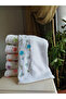 Aybüke White Velvet 3D مطرز في صندوق 50x90 سم 100% قطن - 2