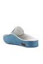 - Denim Blue Leather Men's House Slippers 110-547-X - 4