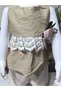 Eid Baby Girl Shorts Set with Linen Rose Appliques - 9