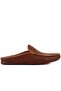 - Tan Leather Men's House Slippers 110-547-X