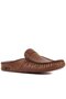 - Tobacco Color Leather Men's House Slippers 110-547-X - 2