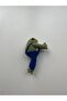 Amigurumi Frog Bag Charm, Bag Ornament Navy Bluegreen