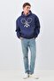 Women's Pink Tennis Sweatshirt Indigo - 2