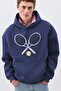 Women's Pink Tennis Sweatshirt Indigo