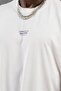 Unisex Ecru Crew Neck Commercial Printed Oversize Fit T-Shirt - 3