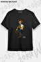 Unisex Oversize Mold Red Kit Design Printed Tshirt