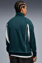 Sport Poly Track Jac Green Men's Zippered Sweatshirt - 4