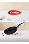 Pressed Aluminum Nonstick Fry Pan with Induction Bottom, 24cm, Black with White Dots - 3