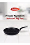 Pressed Aluminum Nonstick Fry Pan with Induction Bottom, 24cm, Black with White Dots - 2