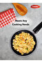 Pressed Aluminum Nonstick Fry Pan with Induction Bottom, 24cm, Black with White Dots - 8