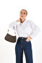 Women's Farme Monogram Baguette Hand and Shoulder Bag New111 - Brown - 4