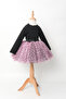Leopard Patterned Cotton Combed Lined Girl's Tutu Skirt - 4