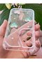 Galaxy S24 Fe Case 3D Heart Pearl Design Pattern Clear Silicone Cover with Camera Protection - 6