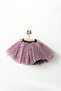 Leopard Patterned Cotton Combed Lined Girl's Tutu Skirt - 5