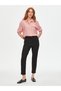 Front Stitched Slim Fit Knitted Trousers B00089 - 2