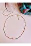 Stainless Steel Enamel Manifesto Gold Necklace - 6