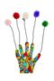 Magic Glove Pompom Cat Fishing Rod – Cat Patterned Sound Cat Toy - 6