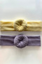 Girl's Daily Bandana Set with Bun (Age 2-5) - 3