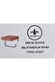 Adnoss Luxury Cypress Paper Holder Black Brass Wood - Wood Black - 7