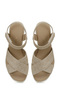 325071.Z 5Fx Beige Women's Wedge Heel Sandals - 4