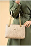 Original Women's 3-Compartment Chain Detailed Adjustable Strap Luxury Hand & Shoulder Bag Shoulder Bag - 7