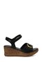 325069.Z 5Fx Black Women's Wedge Heel Sandals