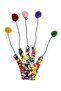 Magic Glove Pompom Cat Fishing Rod – Heart Patterned Sound Cat Toy - 6