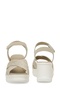 325071.Z 5Fx Beige Women's Wedge Heel Sandals - 5