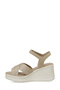 325071.Z 5Fx Beige Women's Wedge Heel Sandals - 3