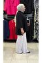 Large Size Striped Crepe Fabric Trousers - 2