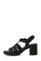 25S-228 5Fx Black Women's Heeled Sandals - 3
