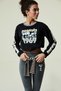 Multicolored Snoopy Striped Sweatshirt - 2