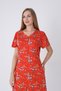 Women's Cotton Modal Fabric Button Dress 8044 - 6