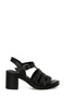 25S-228 5Fx Black Women's Heeled Sandals
