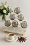 Crystal Smoked Color Footed Coffee Pot or Soft Drink Glass Crystal - 250Cc - 2
