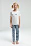 3305 Girl's Dream Shine Crew Neck Short Sleeve Pajamas Suit
