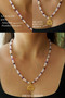 Love Peace – Lotus Flower – Amethyst – Pink Quartz Natural Stone Necklace - 3