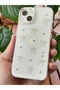 iPhone 14 Plus/15 Plus Case with Bow Pattern Transparent Glitter Silver Camera Protrusion Shiny - 8