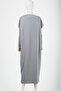 Cuff Sleeve Knitwear Dress Gray - 3