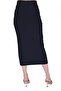 Knitwear Pencil Skirt Black - 3