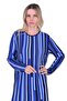 Piano Knitwear Dress Dark Blue