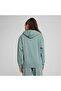 SCRIPT COMFORT HOODİE GREEN MOON KADIN KAPÜŞONLU SWEATSHIRT - 5